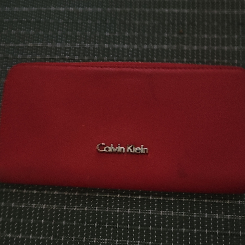 Calvin Klein Scarlet Clutch